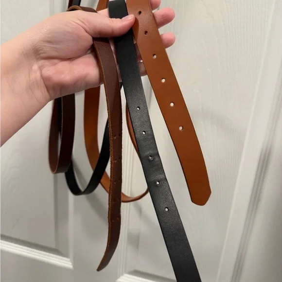 Bundle of 3 womens thin belts size XXL - Picture 2 of 5